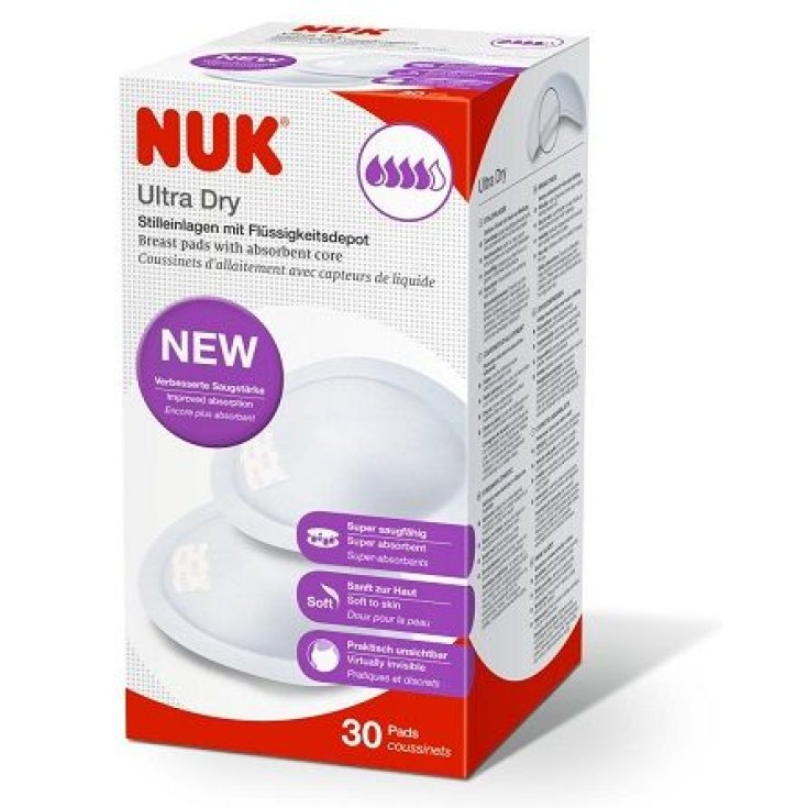 Nuk Coppette Assorbilatte Ultra Dry 30 Pezzi
