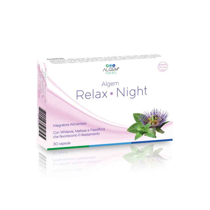 Algem Natura Relax Night Integratore Alimentare 30 Capsule