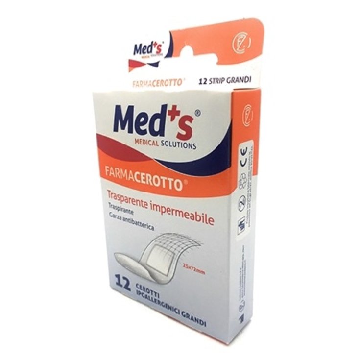 Farmac-Zabban Med's Cerotto Strip Trasparente Grande 12 Pezzi