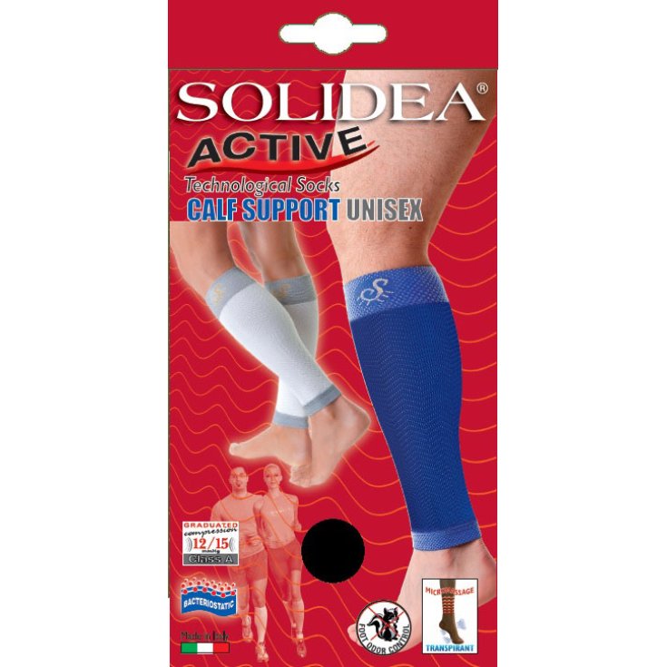 Solidea Calf Support Gambale Colore Rosso Taglia L
