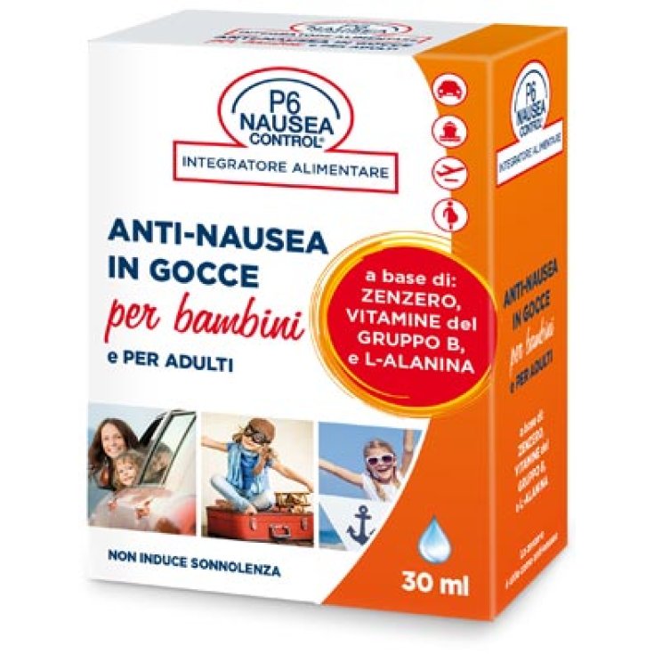 P6 Nausea Control Sea Band Anti-Nausea in Gocce per Bambini Integratore Alimentare 30ml