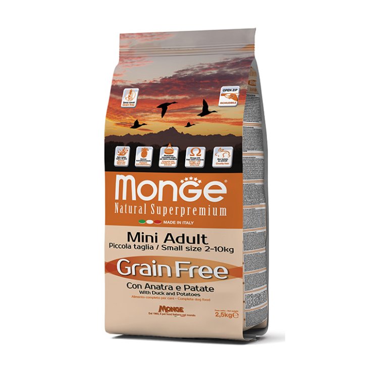 BWild Grain Free Adult Mini Anatra e Patate - 2,50KG