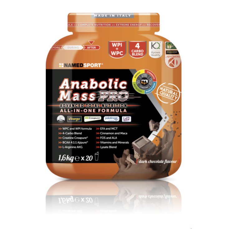 Named Sport Anabolic Mass Pro Integratore Alimentare 1600g Named Sport Anabolic Mass Pro Integratore Alimentare 1600g