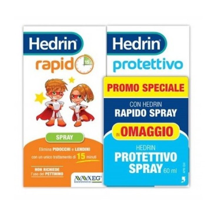 EG Hedrin Rapido Spray+Protettivo Omaggio 60ml+60ml