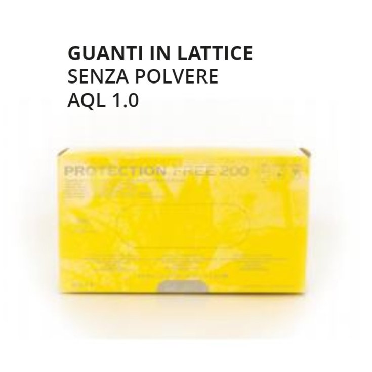 Guanti Lattice Senza Polvere Taglia L 100 Pezzi