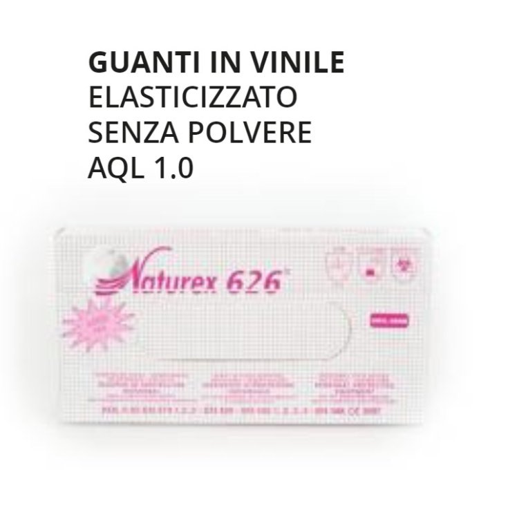 Guanti Vinile Senza Polvere Taglia M 100 Pezzi