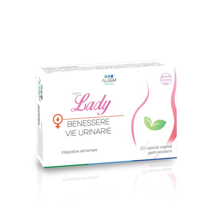 Algem Lady Benessere Vie Urinarie Integratore Alimnentare 20 Compresse