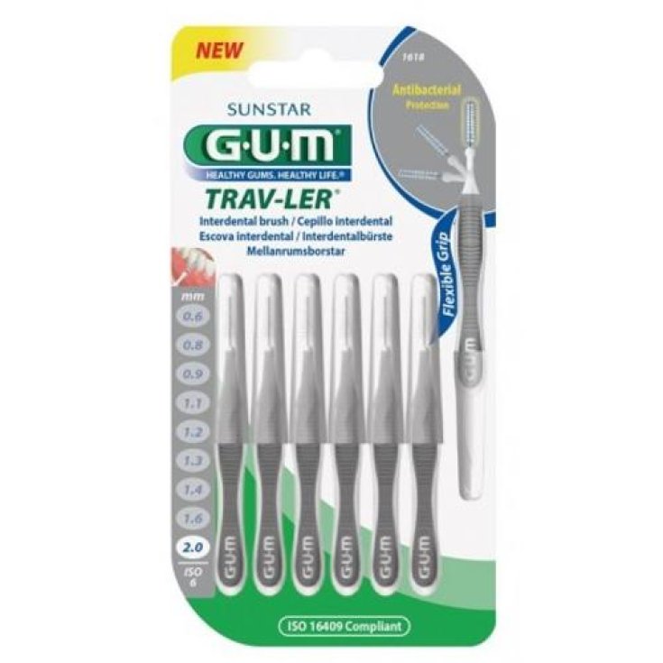 Gum&reg; 1618 Spazzola Conica 2mm Parti