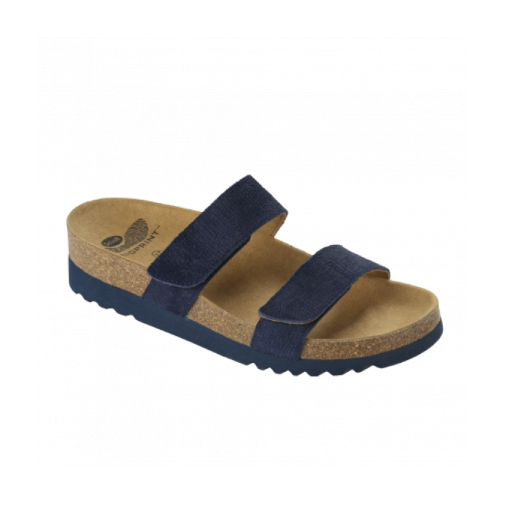 Scholl Lusaka Ciabatta Donna Plantare Bioprint Colore Navy Blu Misura 39