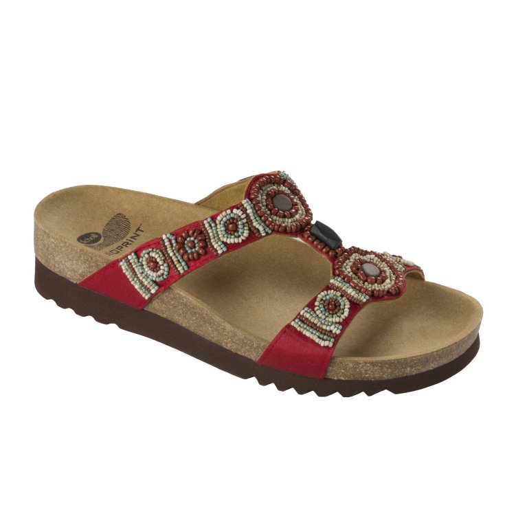 Scholl New Bogot&agrave; Wedge Sandalo Donna Colore Rosso Taglia 35