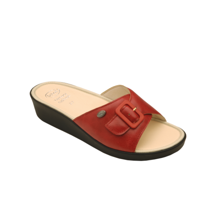 Scholl Mango Ciabatta In Tessuto Sintetico Colore Rosso Num. 40
