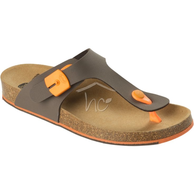 Scholl Spikey SS5 Plantare Bioprint Sandalo Donna Colore Marrone/Arancione Misura 38