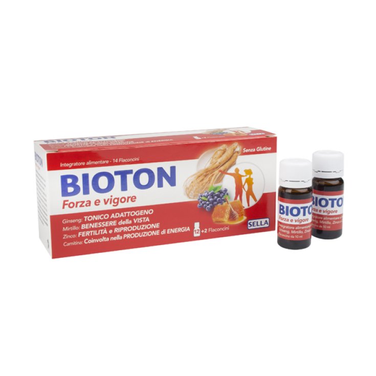 Sella Bioton Forza E Vigore Integratore Alimentare 14 Flaconcini