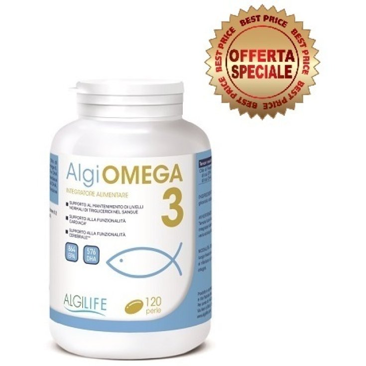 Algilife Algiomega 3 Integratore Alimentare 120 Perle