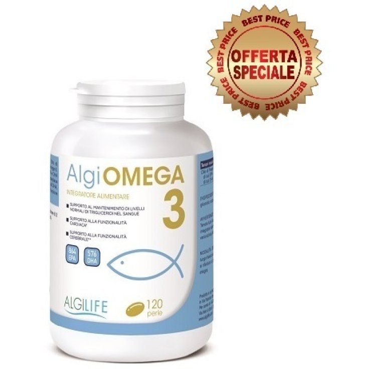 Algilife Algiomega 3 Integratore Alimentare 120 Perle