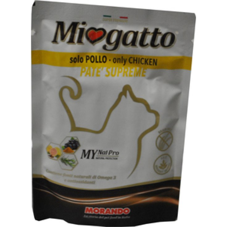 Morando Miogatto Pat&egrave; Supreme Solo Pollo Monodose 85g