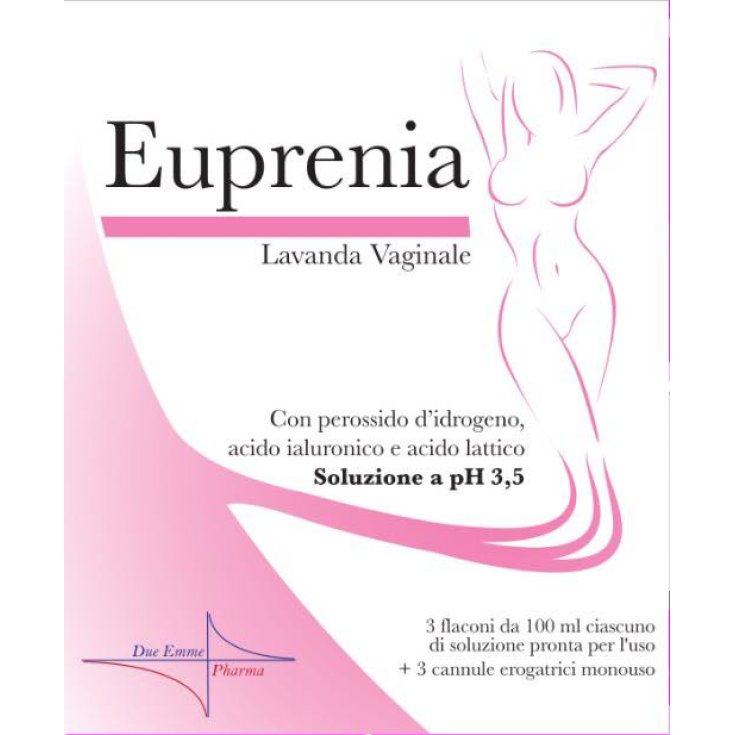 Due Emme Euprenia Lavanda Vaginale 3 Fiale Da 100ml