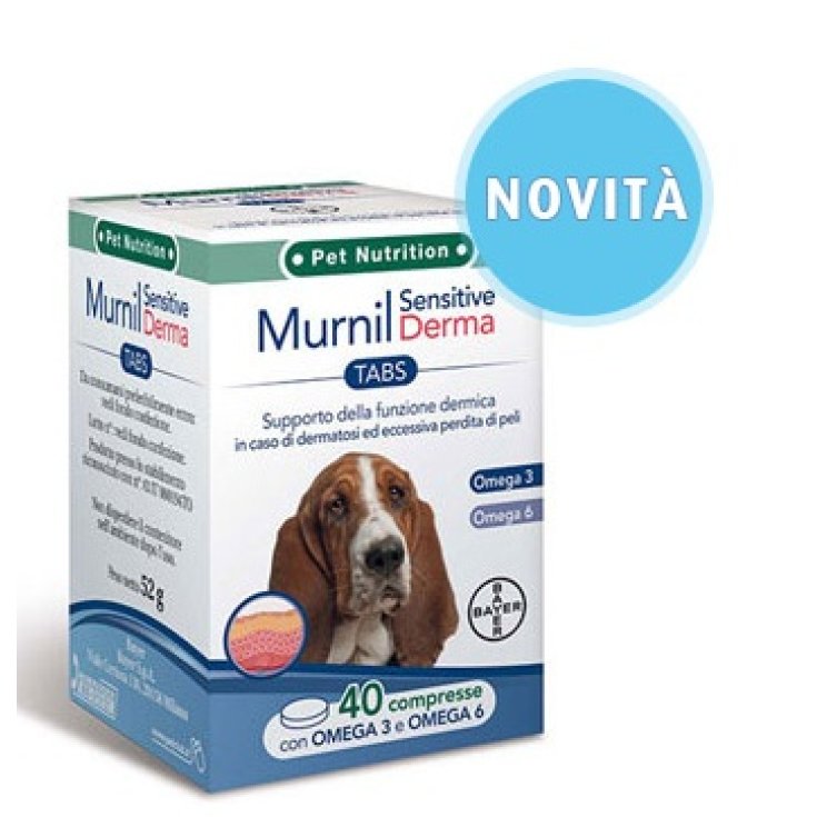 Pet Nutrition Murnil Sensitive Derma 40 Compresse