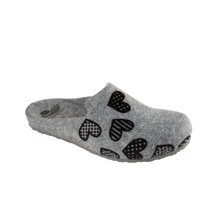Scholl Laye Print Feltro Foderato Donna Grigio 39