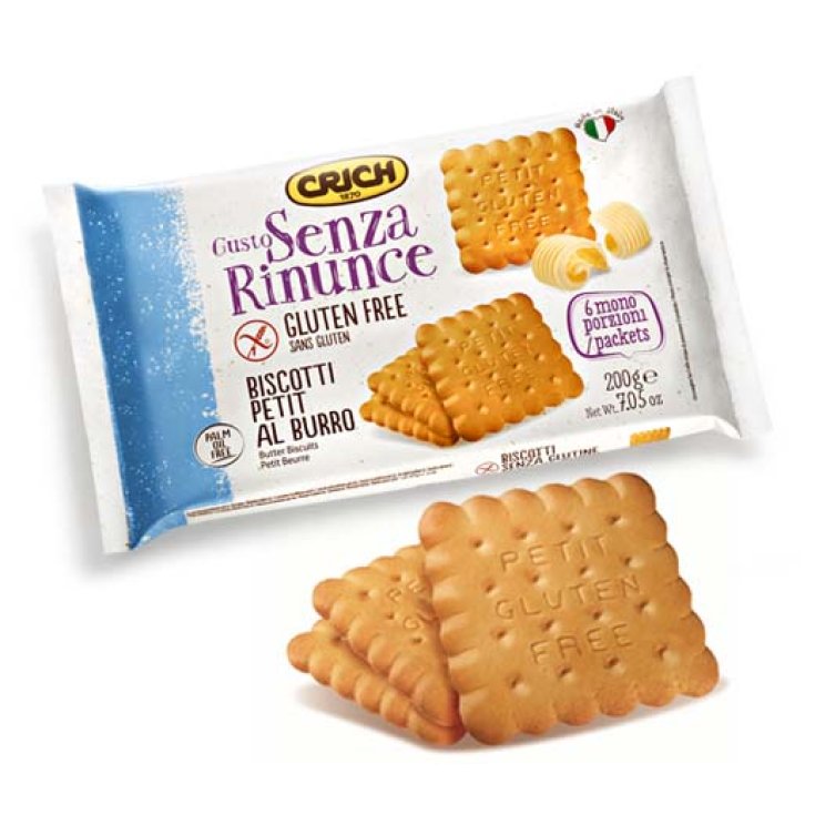 Crich Gusto Senza Rinunce Biscotti Petit Al Burro Senza Glutine 200g