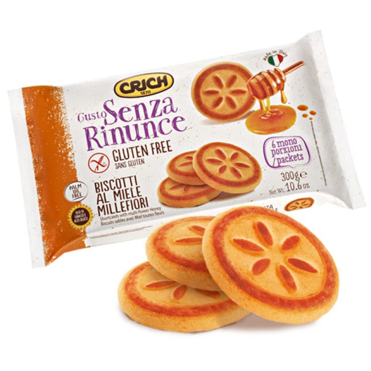 Crich Gusto Senza Rinunce Biscotti Al Miele Mille Fiori Senza Glutine 300g