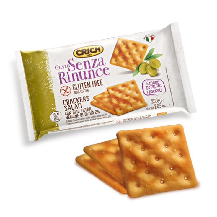 Crich Gusto Senza Rinunce Crackers Salati Senza Glutine 200g
