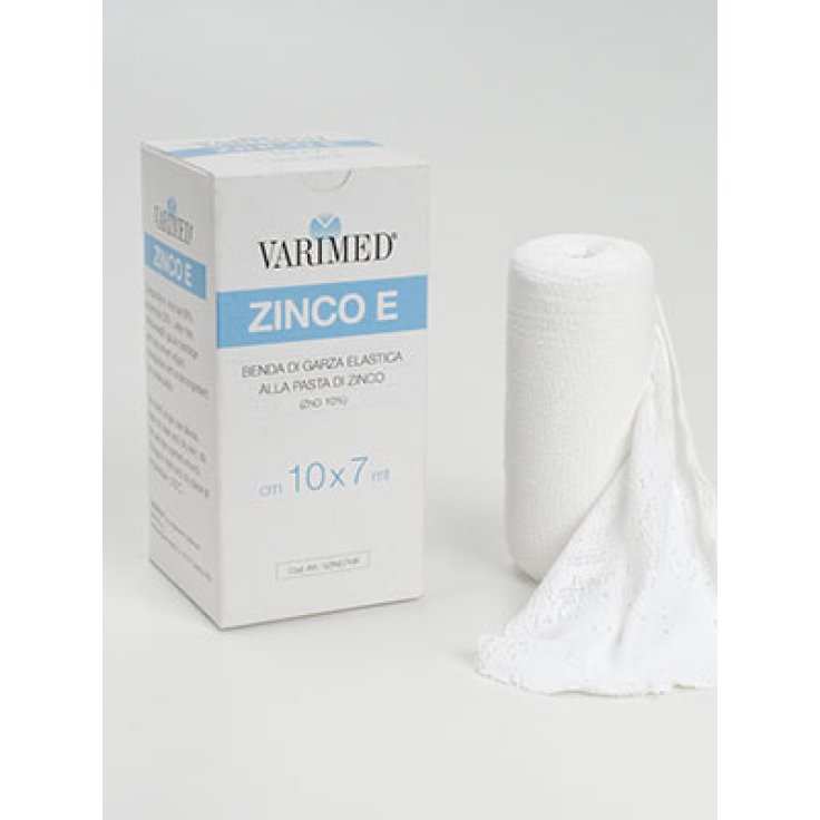Benda Varimed Zinco E Benda Elastica 10cm x 7m