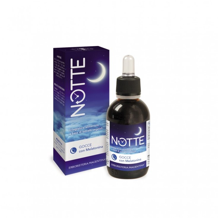 Erboristeria Magentina Gocce Notte Con Melatonina Integratore Alimentare 50ml Erboristeria Magentina Gocce Notte Con Melatonina Integratore Alimentare 50ml