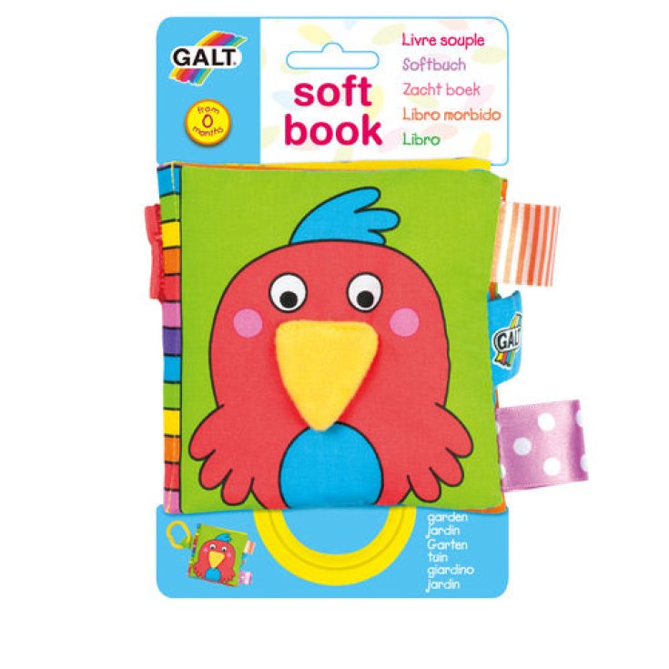 Galt Soft Book Libretti In Stoffa Disegno Pappagallo 1 Pezzo