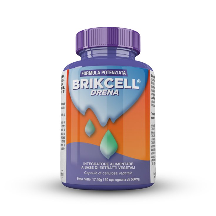 Biosalus&reg; Brikcell&reg; Drena Integratore Alimentare 30 Capsule