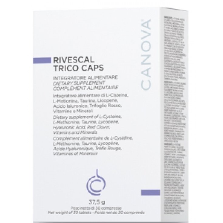 Canova Rivescal Trico Caps Integratore Alimentare 30 Compresse