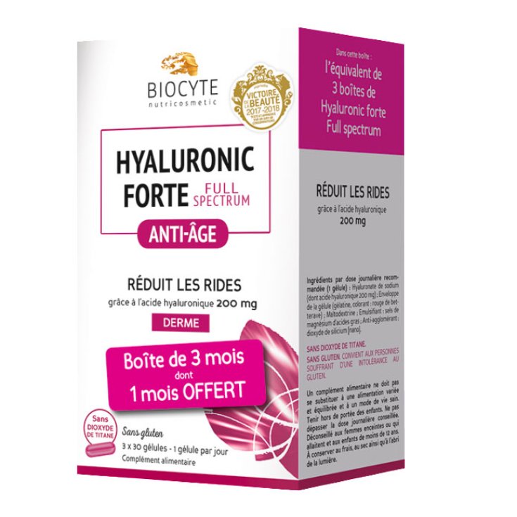 Biocyte Pack Hyaluronic Forte Full Spectrum 90 Capsule Biocyte Pack Hyaluronic Forte Full Spectrum 90 Capsule