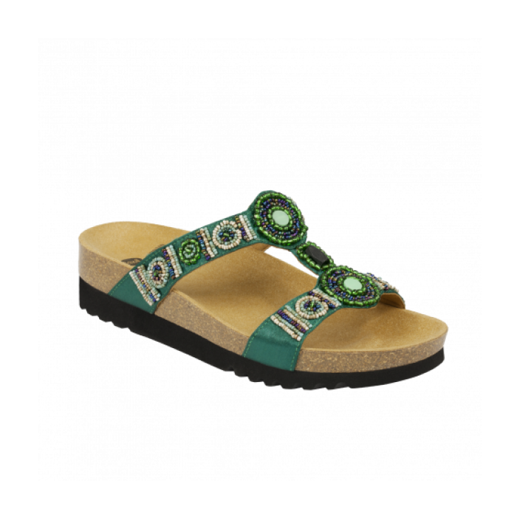 Scholl New Bogot&agrave; Wedge Calzatura Colore Emerald Numero 39