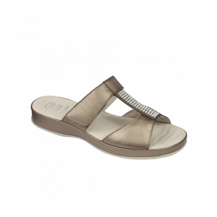 Dr.Scholl Zelma Pea Leath Ciabatta In Pelle Donna Colore Brown Misura 36