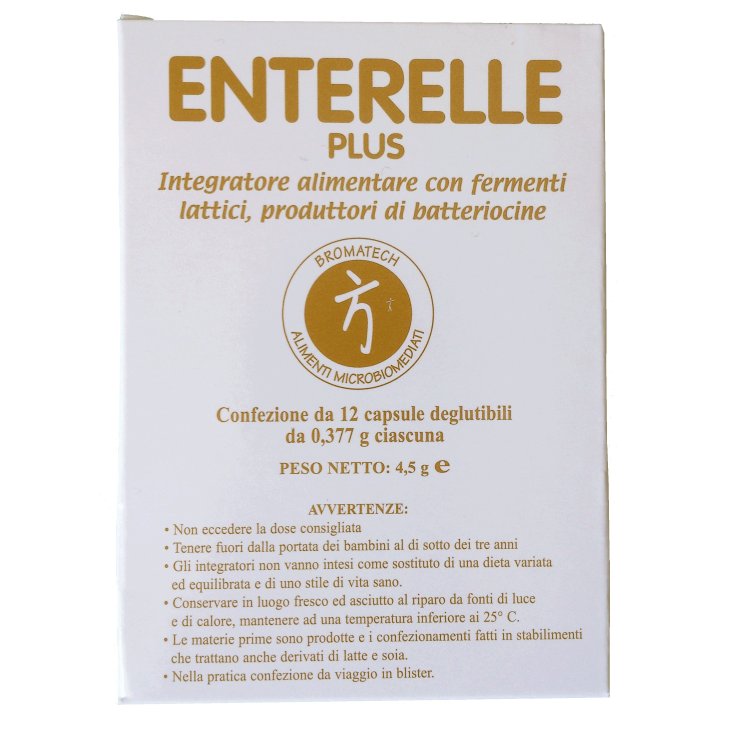 Enterelle Bromatech Plus Integratore Alimentare 12 Capsule
