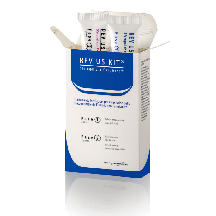 Pharmabio Rev Us Kit Trattamento Onicomicosi 2x15ml