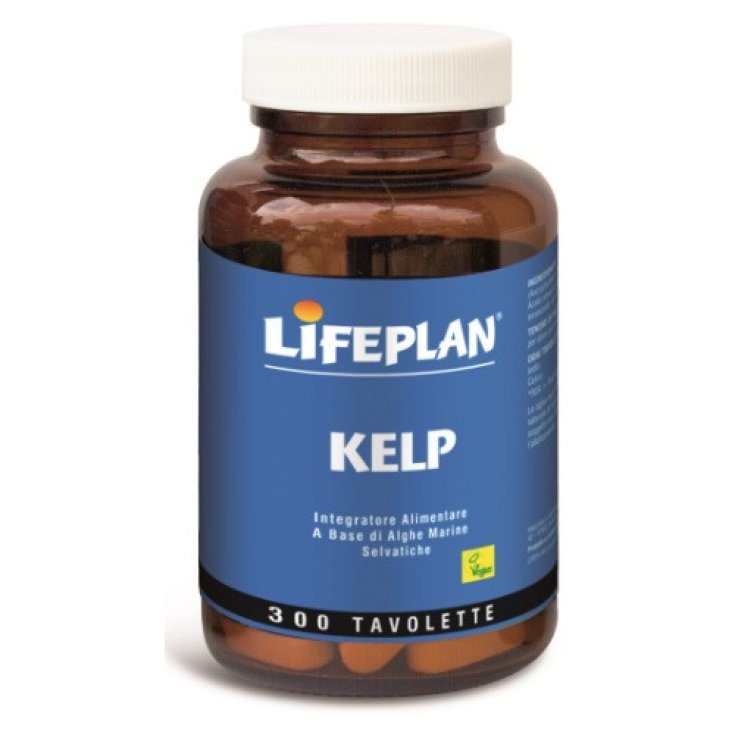 LifePlan Alghe Marine Kelp Integratore Alimentare 300 Tavolette