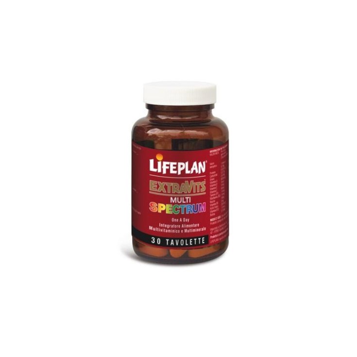 Lifeplan Extravits MultiSpectrum Integratore Multivitaminico Multiminerale - 30 Tavolette