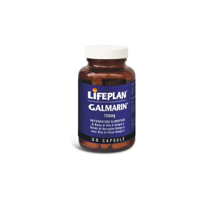Lifeplan Galmarin 750mg Omega-3 Omega-6 Integratore Alimentare 30 Capsule