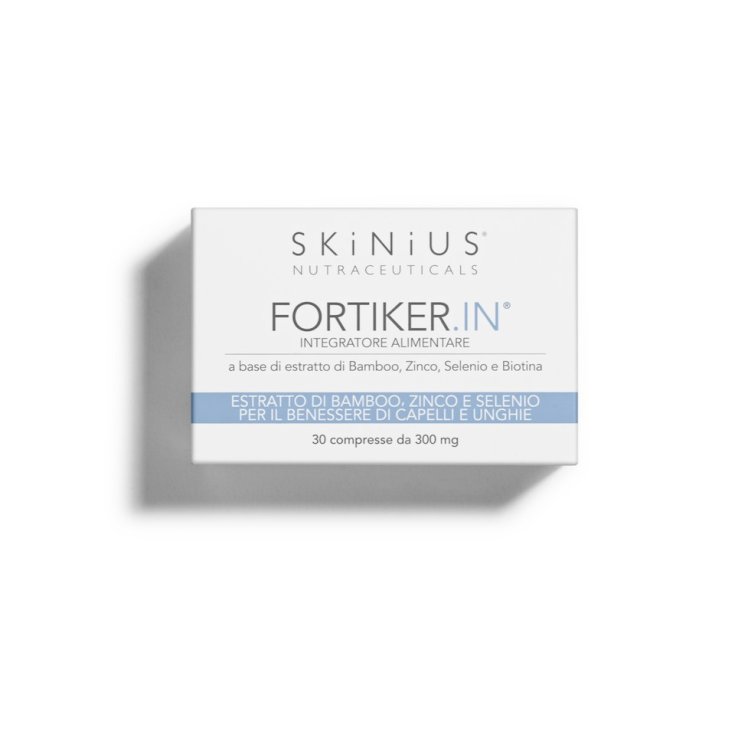 Skinius Fortiker.In Integratore Alimentare Per Capelli E Unghie 30 Compresse Da 300mg