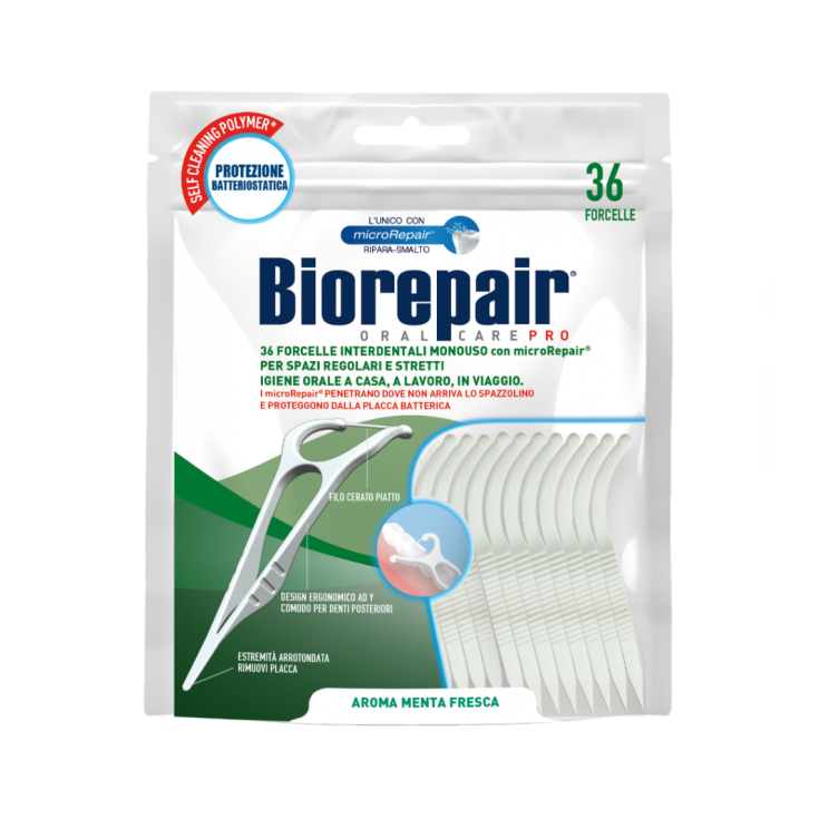 Biorepair Forcelle Interdentali Monouso 36 Forcelle