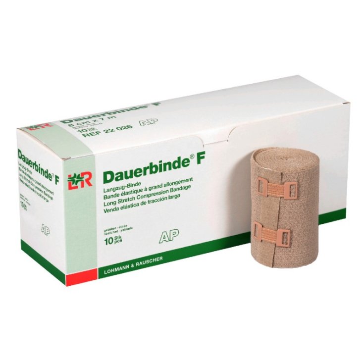 Dauerbinde F Bende ad allungamento elevato 8cm x 700cm