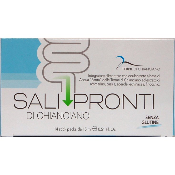 Sali Pronti Di Chianciano Integratore Alimentare Senza Glutine 14 Stick Packs 15ml