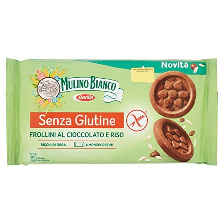 Mulino Bianco Frollini Al Cioccolato E Riso Senza Glutine 250g