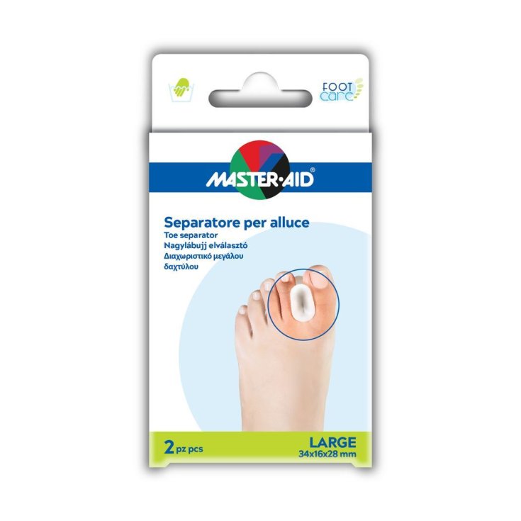 Master-Aid&reg; Foot Care Separatore Per Alluce Taglia Large 2 Pezzi