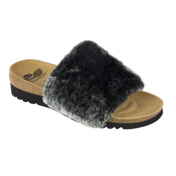 Scholl Willow Ciabatta Donna Plantare Bioprint Colore Antracite Misura 39