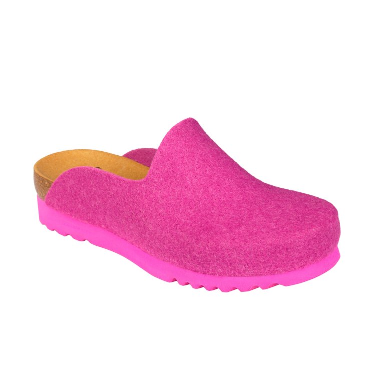 Dr. Scholl's&reg; Sirdal Ciabatta Donna In Feltro Fuchsia Misura 41