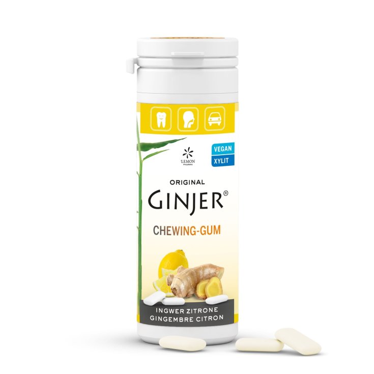 Lemon Pharma Original Ginjer&reg; Chewing Gum Gomme Da Masticare Zenzero & Limone 30g