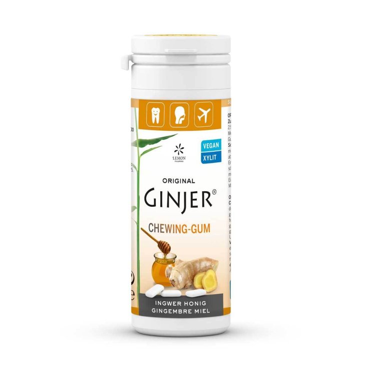 Lemon Pharma Original Ginjer&reg; Chewing Gum Gomme Da Masticare Zenzero & Miele 30g