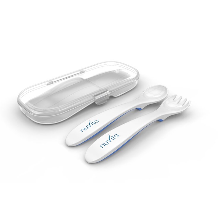 Nuvita Cucchiaio E Forchetta Con Astuccio